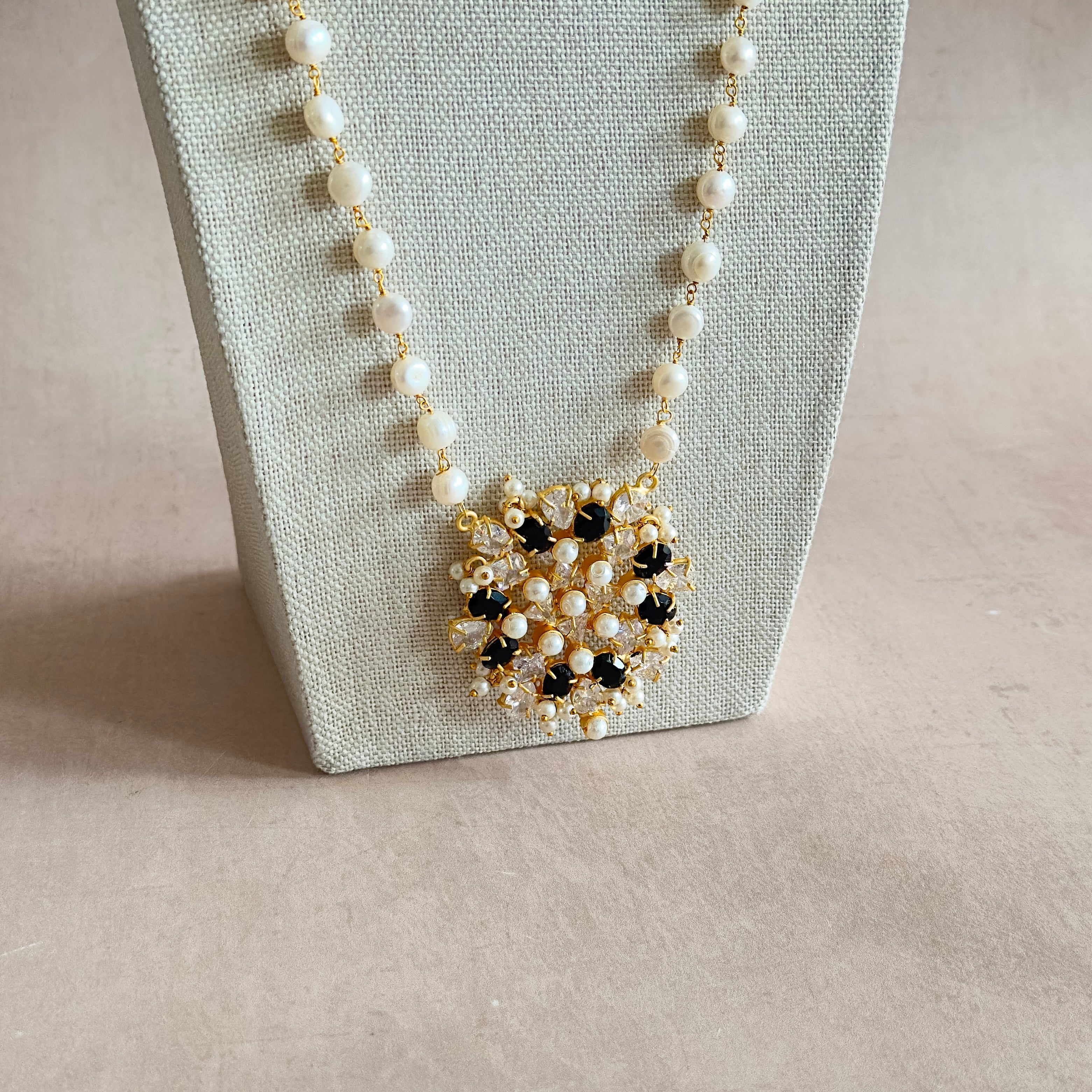 Neve Black Pearl Mala Set - Ahseya & Co