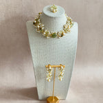 Elouise Olive Necklace Set - Ahseya & Co