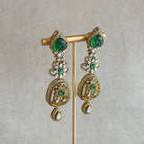 Kally Green Drop Earrings - Ahseya & Co
