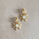 Starry Crystal Drop Earrings - Ahseya & Co
