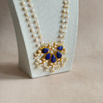 Mariya Navy Pearl Mala Set - Ahseya & Co
