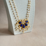Mariya Navy Pearl Mala Set - Ahseya & Co
