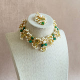 Shyla Green Choker Set - Ahseya & Co