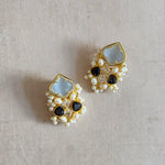 Jayda Grey Stud Earrings - Ahseya & Co