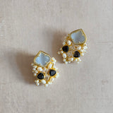 Jayda Grey Stud Earrings - Ahseya & Co