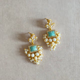 Abigail Jade Pearl Drop Earrings - Ahseya & Co