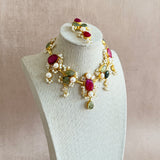 Bali Olive Pearl Necklace Set - Ahseya & Co