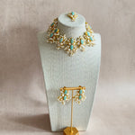 Hiba Jade Crystal Choker Set - Ahseya & Co