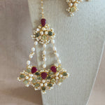 Antonia Fuchsia Choker Set - Ahseya & Co