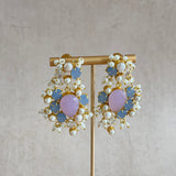 Emilia Lilac Drop Earrings - Ahseya & Co