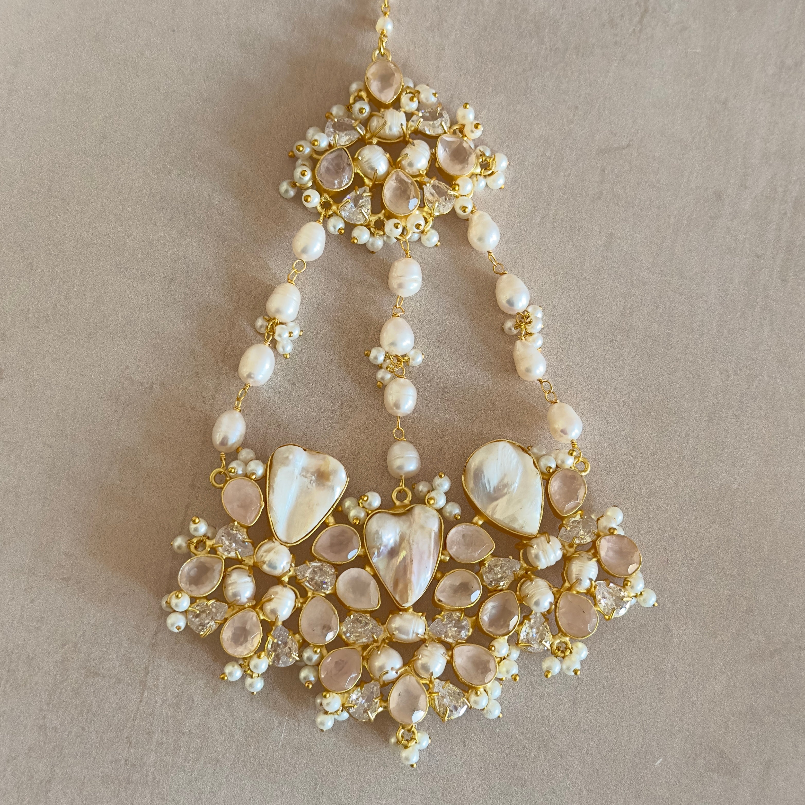 Antonia Rose Pearl Jhumar - Ahseya & Co