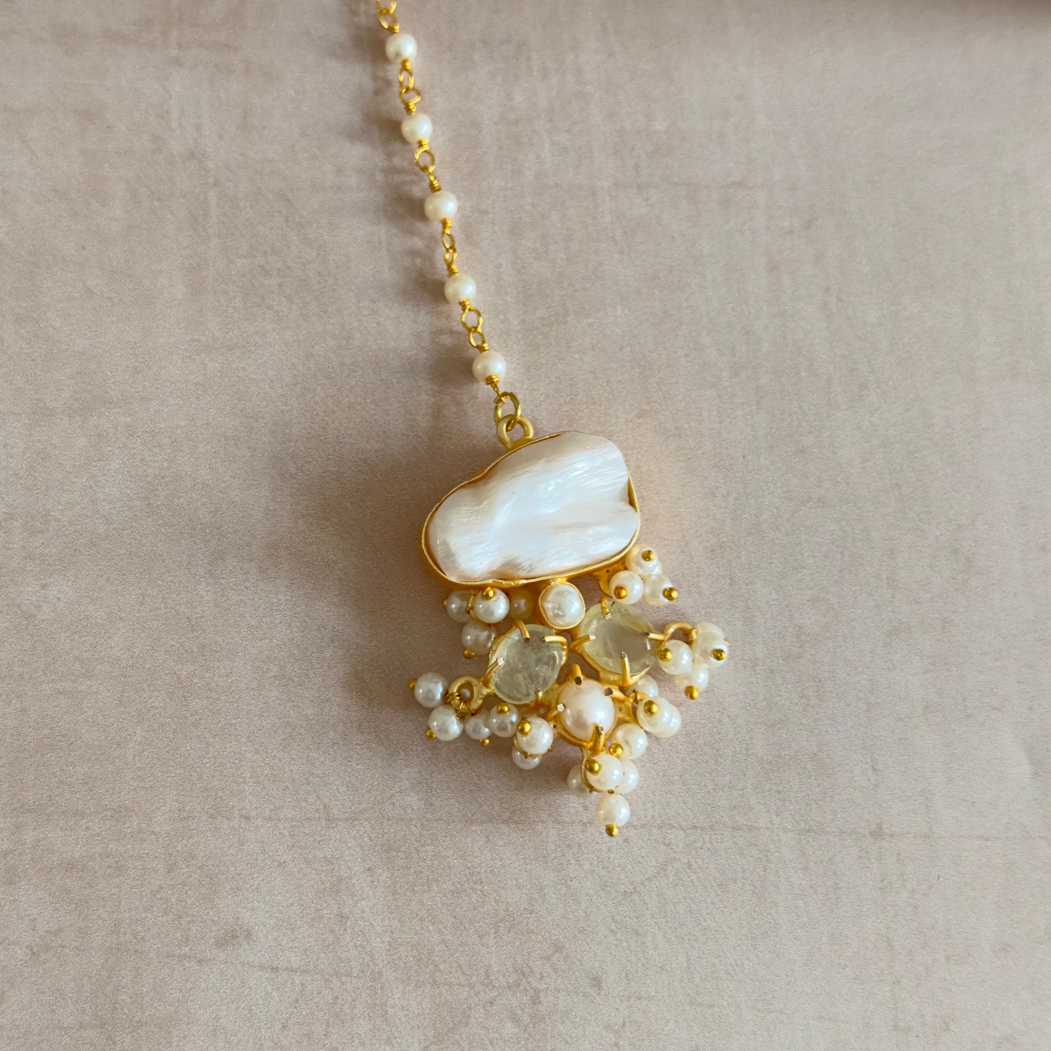 Irum Pearl Choker Set - Ahseya & Co