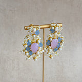 Emilia Lilac Drop Earrings - Ahseya & Co