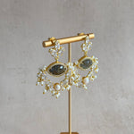 Haneen Crystal Drop Earrings - Ahseya & Co