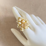 Hamna Pink Pearl Ring - Ahseya & Co