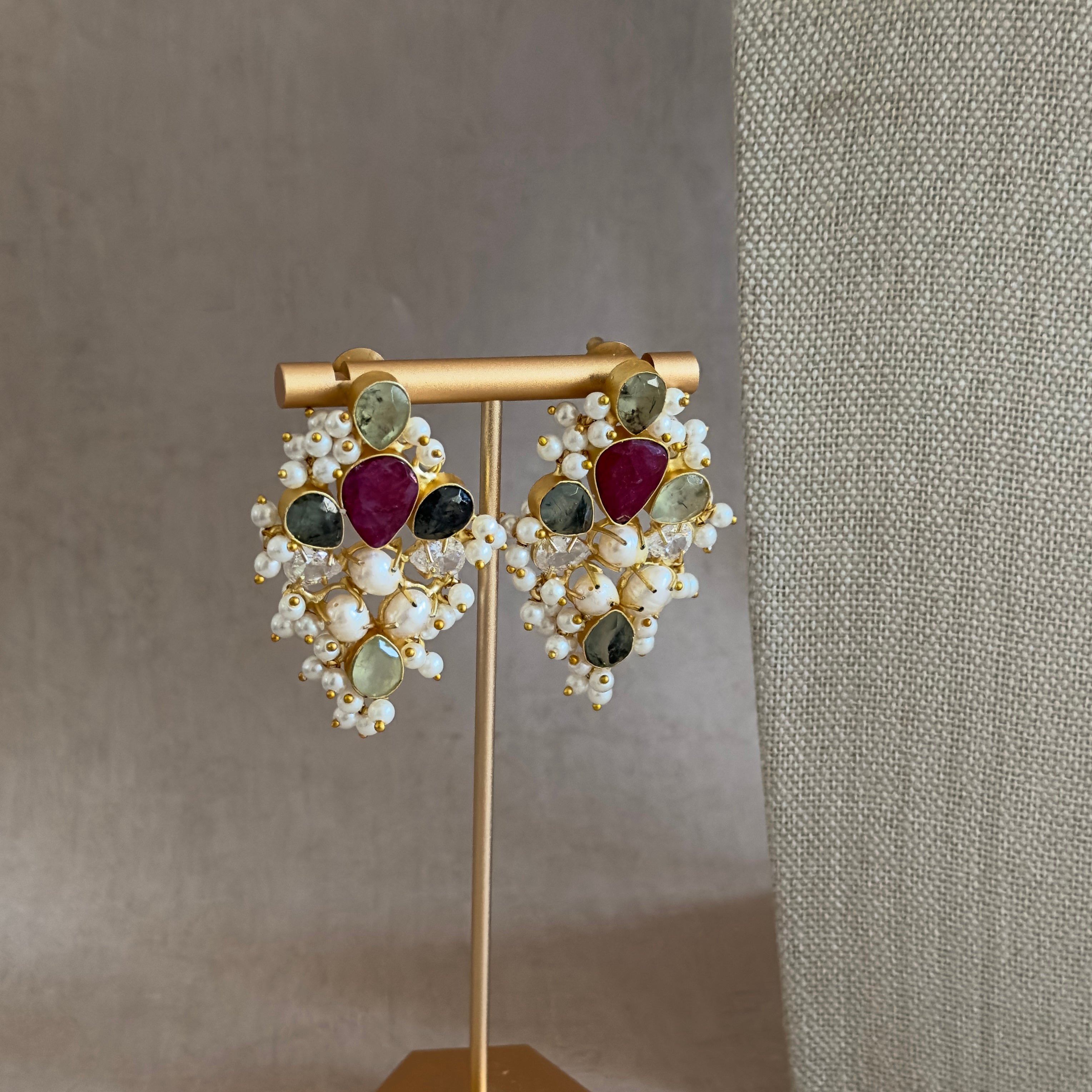 Antonia Fuchsia Choker Set - Ahseya & Co