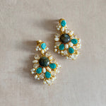 Miran Turquoise Drop Earrings - Ahseya & Co