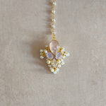 Eliana Pink Pearl Necklace Set - Ahseya & Co