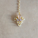 Eliana Pink Pearl Necklace Set - Ahseya & Co