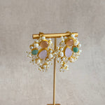 Ozara Lilac Pearl Stud Earrings - Ahseya & Co