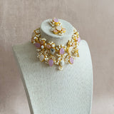 Nawal Lilac Choker Set - Ahseya & Co