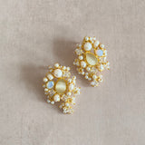 Ozara Grey Stud Earrings - Ahseya & Co