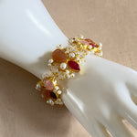 Avaya Peach Rose Bracelet - Ahseya & Co