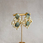 Aven Olive Pearl Tikka Set - Ahseya & Co