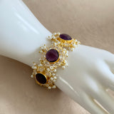 Suki Purple Crystal Bracelet - Ahseya & Co