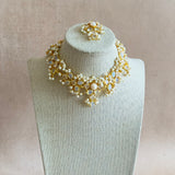 Shyla Crystal Choker Set - Ahseya & Co