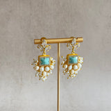Abigail Jade Pearl Drop Earrings - Ahseya & Co