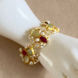 Avaya Olive Pearl Bracelet - Ahseya & Co