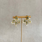 Gabriella Olive Stud Earrings - Ahseya & Co