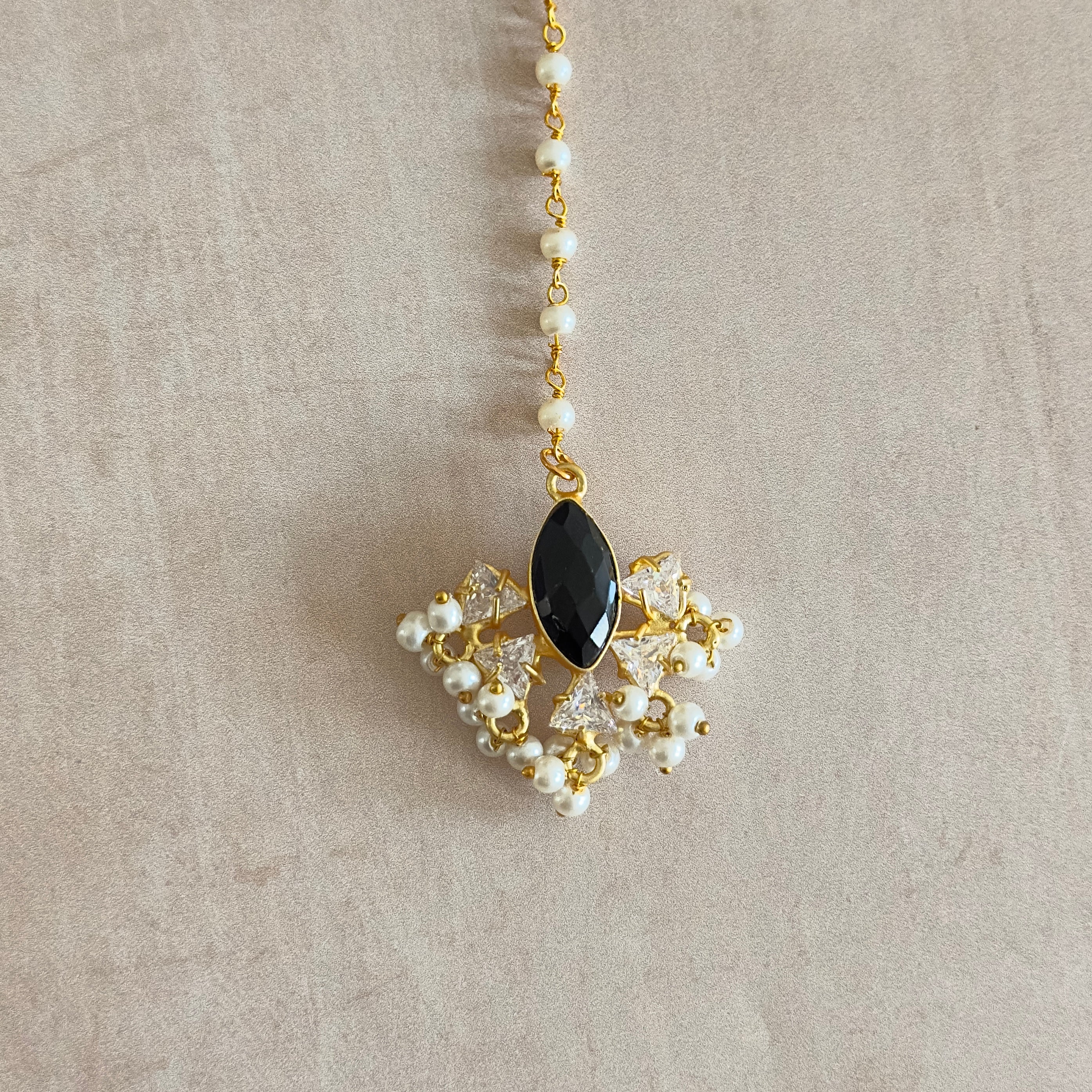 Riyadh Black Pearl Mala Set - Ahseya & Co