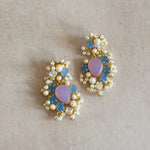 Emilia Lilac Drop Earrings - Ahseya & Co