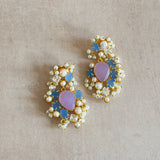 Emilia Lilac Drop Earrings - Ahseya & Co