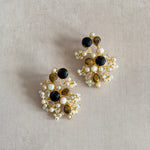 Anfal Black Stud Earrings - Ahseya & Co