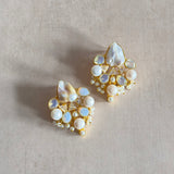 Nazifa Pearl Stud Earrings - Ahseya & Co