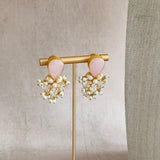 Ivory Pink Crystal Choker Set - Ahseya & Co