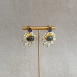 Cleo Crystal Drop Earrings - Ahseya & Co