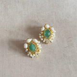 Kairen Mint Stud Earrings - Ahseya & Co