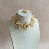 Nadine Rose Pearl Necklace Set - Ahseya & Co