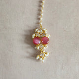 Ranya Pink Crystal Necklace Set - Ahseya & Co