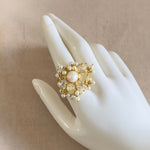 Kiara Grey Pearl Ring - Ahseya & Co