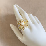 Kiara Grey Pearl Ring - Ahseya & Co