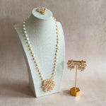 Neve Pink Pearl Mala Set - Ahseya & Co