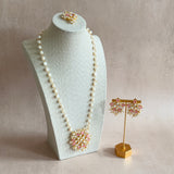 Neve Pink Pearl Mala Set - Ahseya & Co