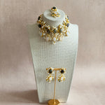 Nawal White Choker Set - Ahseya & Co