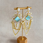 Dina Pearl Drop Earrings - Ahseya & Co