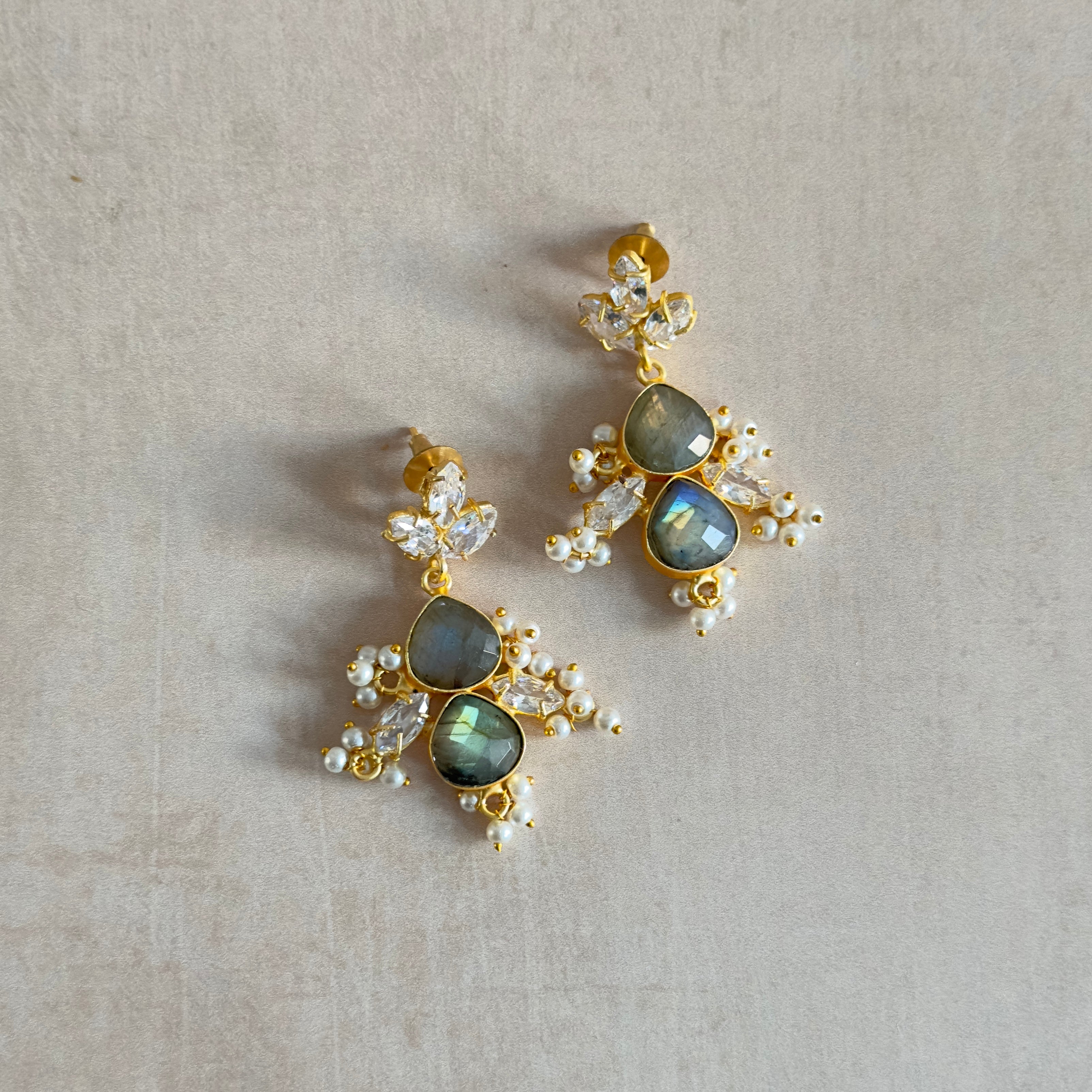 Darcy Pearl Drop Earrings - Ahseya & Co